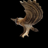 2006 Safari Ltd. Great Horned Owl Wings Of The World 5.5" Animal Kingdom Figure