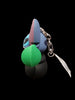 Monogram Disney Stitch 3D Bag Clip St. Patrick's Day Series 3 Version With Tag