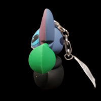 Monogram Disney Stitch 3D Bag Clip St. Patrick's Day Series 3 Version With Tag