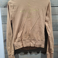 Vintage Baby Phat Large Beige Zipper Up Jacket 78320 With Ribbed Collar
