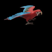 2006 Safari Ltd. Green-Winged Macaw Wings Of The World 4.5" Animal Kingdom Figure