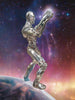1997 Toybiz Marvel Cosmic Power Blasts 5" Silver Surfer Action Figure