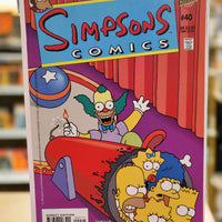 Simpsons Comics #40 (1998) Adventures Of Lard Lad Flip-Book Bongo Bart