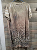 Vintage 1990s Fashion Magazine Short Sleeves Leopard Print Tunic Medium/Large Shirt