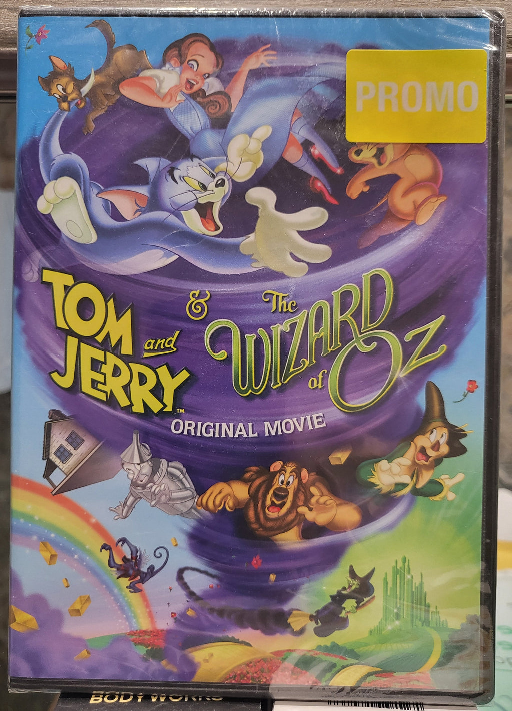 Tom & Jerry Wizard Of Oz New/Sealed Animated Movie DVD RARE PROMO STICKER