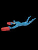 1996 Applause Taco Bell Fast Food Toy The Tick Balancing Brick Figure
