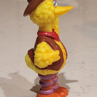 Sesame Street Cowboy Sheriff 3.25" Big Bird Waving Toy Jim Hensen Productions JHP