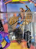 1995 Toy Biz Marvel X-Men X-Force Domino Action Figure – Sealed – Banshee Trading Card – Twin Weapon Arsenal