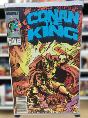 Conan The King #48 (1988) Newsstand Edition Hocherty & Bator Cover Art EX/FN
