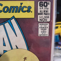 Detective Comics #508 (1981) Batman Pharoah Batgirl Catwoman Jim Aparo Cover VF