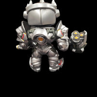2017 Funko Pop Games Overwatch #178 6" Reinhardt Retired Loose Masked Version Figure