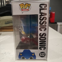 2021 Funko Games Classic Sonic Vinyl Figure #632 Sealed With Protector Case