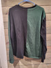 Official Harry Potter Hogwarts Long Sleeves Green & Black XL Shirt with Embroidered Patch