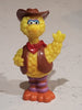 Sesame Street Cowboy Sheriff 3.25" Big Bird Waving Toy Jim Hensen Productions JHP