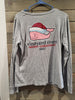 Vineyard Vines Gray Merry Christmas 2017 Holiday Themed Medium Long Sleeves Shirt