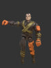 1988 Hasbro Cops ' N Crooks C.O.P.S. 6" Bullit Vintage Action Figure