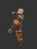 1988 Hasbro Cops ' N Crooks C.O.P.S. 6" Bullit Vintage Action Figure