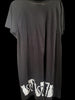 Vintage Michigan Rag Company M.R.C. Black Nightshirt With Cats One-Size Fits All USA
