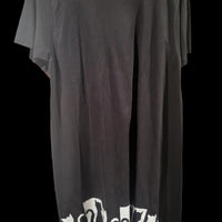 Vintage Michigan Rag Company M.R.C. Black Nightshirt With Cats One-Size Fits All USA