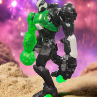 2012 Mattel Max Steel Cytro Spin Cyclone Blast 6" Green/Black Action Figure