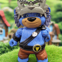 2019 Playmates Zagtoon Power Players Bearbarian Blue Cartoon Network Action Figure