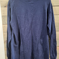 Majestic MLB Baseball Boston Red Sox Authentic Collection Blue Long M Sleeve Shirt