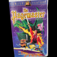 The Pagemaster Family Feature VHS Clamshell Macaulay Culkin Christopher Lloyd