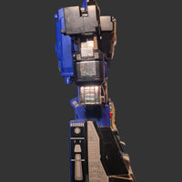 1997 Bandai Power Rangers In Space Astro Delta Black & Blue Megazord 9" Vintage Figure