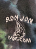 Ron Jon Volcom Tie Dye Long Sleeves Medium Hawaiian Surfer Shirt