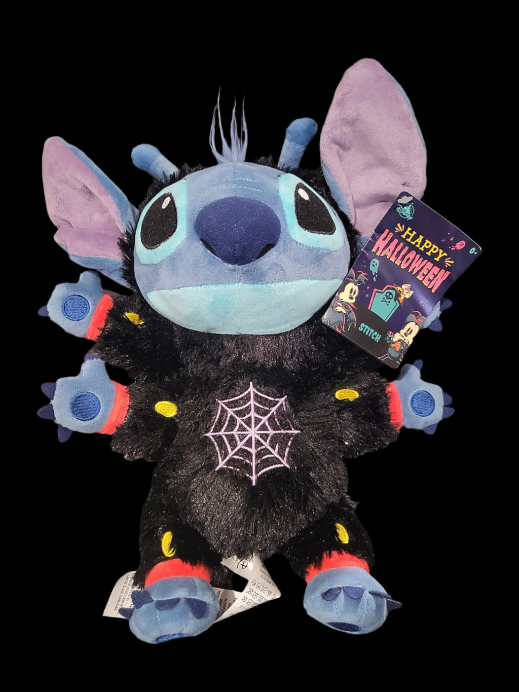 Walt Disney Parks 14" Stitch (Lilo & Stitch) Spider Halloween Costume Plush Doll