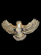 2006 Safari Ltd. Great Horned Owl Wings Of The World 5.5" Animal Kingdom Figure