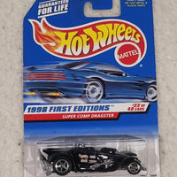1998 Hot Wheels First Editions #22 of 40 Super Comp Dragster #655 Car NEW