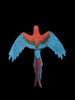 2006 Safari Ltd. Green-Winged Macaw Wings Of The World 4.5" Animal Kingdom Figure