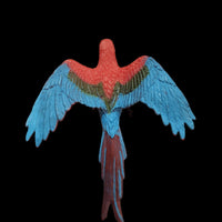 2006 Safari Ltd. Green-Winged Macaw Wings Of The World 4.5" Animal Kingdom Figure