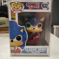 2021 Funko Games Classic Sonic Vinyl Figure #632 Sealed With Protector Case