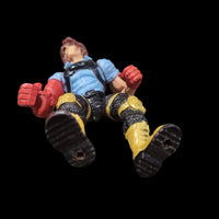 Bionic Commando Cyborg 4.5" Action Figure From Animated Series