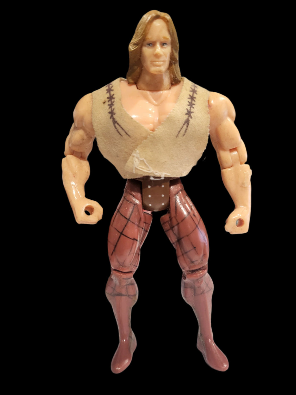 1996 ToyBiz Hercules Legendary Journeys 5" Action Figure With Arm Action & Vest