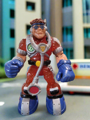 2001 Mattel Fisher Price Rescue Heroes Matt Medic Red/Blue Outfit 6