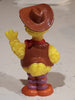 Sesame Street Cowboy Sheriff 3.25" Big Bird Waving Toy Jim Hensen Productions JHP