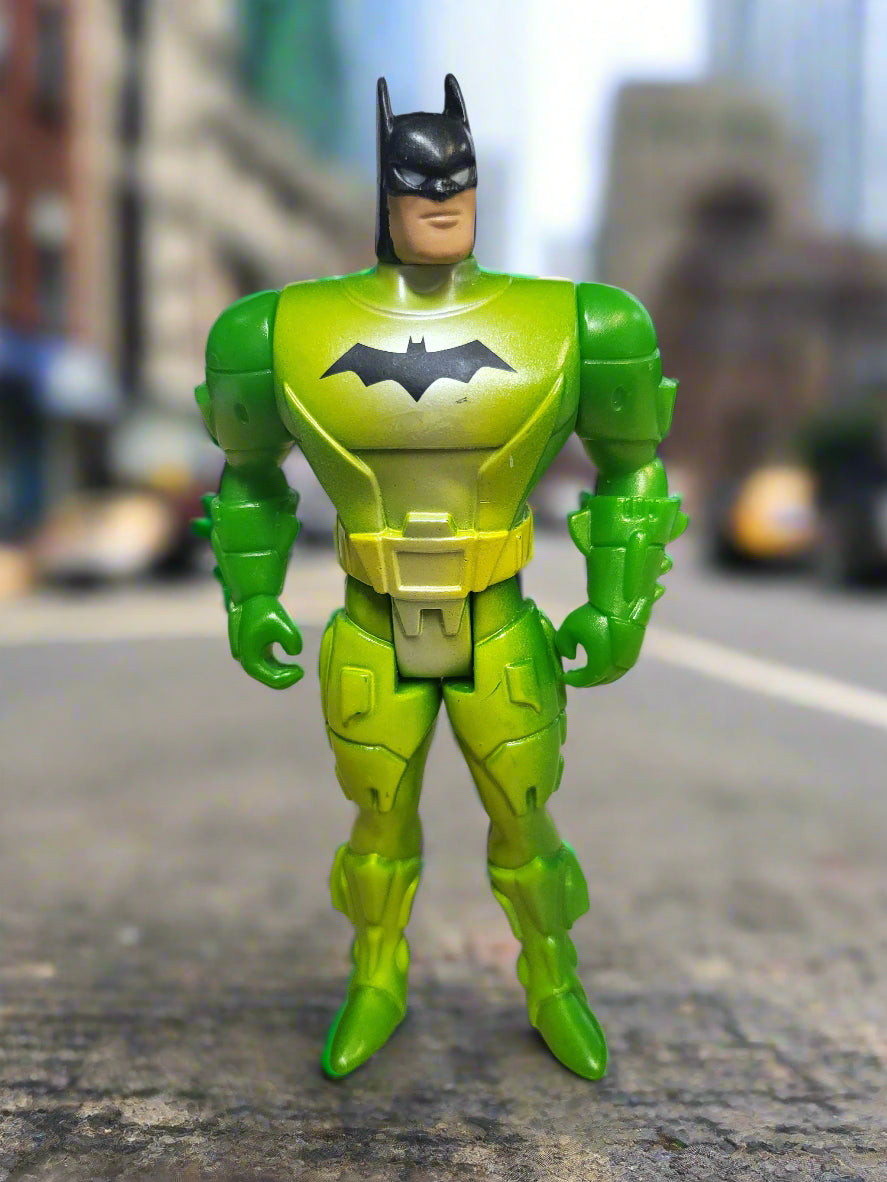 1994 Kenner Batman The Animated Series Green Suit Mission Masters 2 Action Figure