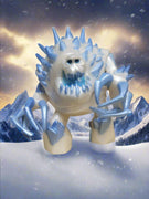 Disney Store Frozen Marshmallow Spiked Snow Monster PVC 4" Figure Cake Topper