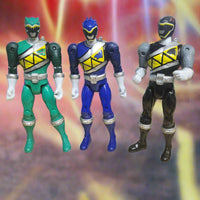 2015 Power Rangers Dino Supercharge 6 Figures Gold Pink Black Green Blue Wrench