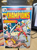The Champions #5 (1976) 1st app of Rampage - Marvel Value Stamp MVS Dracula FN