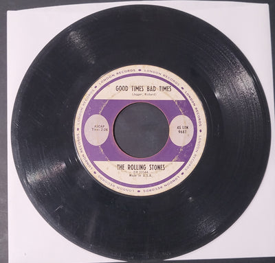Rolling Stones It's All Over Now / Good Times Bad Times 45rpm Record 1964 9687