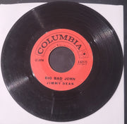 Jimmy Dean I Won't Go Hunting With You Jake / Big Bad John 45rpm Record 1961 Country