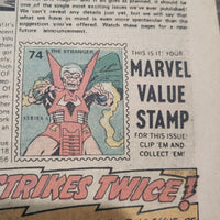 Marvel Premiere #18 (1974) Iron Fist 4th app / Origin Conclusion MV Stamp #74 FINE