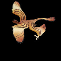 2005 Safari Ltd. Carnegie Collection Microraptor 6" Prehistoric Dinosaur Retired Figure