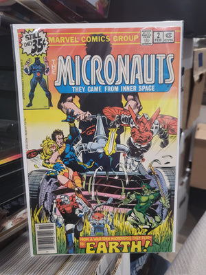 Micronauts: They Came From Inner Space #2 (1979) Newsstand FINE+ Marvel Comics