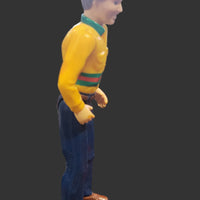 1990's Vintage Fisher Price Loving Family Home Dollhouse Dad 6" Striped Shirt Figure