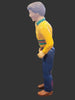 1990's Vintage Fisher Price Loving Family Home Dollhouse Dad 6" Striped Shirt Figure